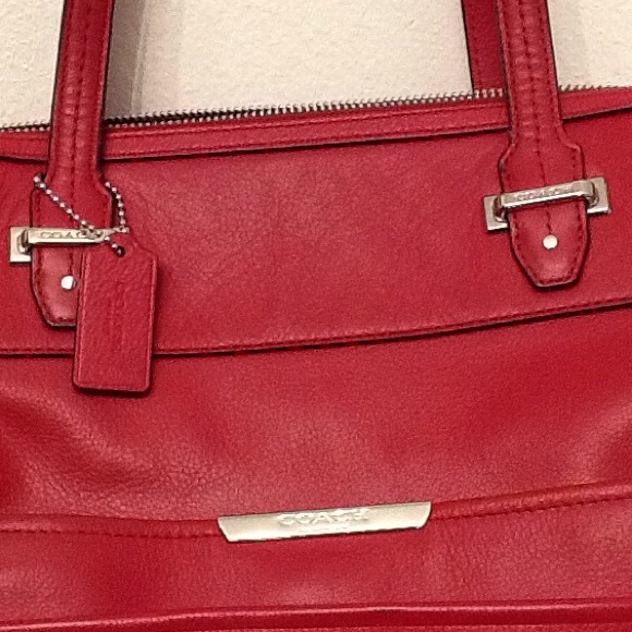 Coach leather tote